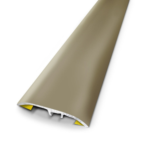 Barre de seuil 4 en 1 à fixer, universel, 3M, alu titium, l. 37 mm x l. 166 cm - Sans marque