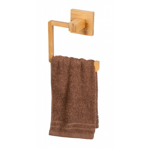 Anneau porte serviette fixation au choix Inbara bambou WENKO - WENKO
