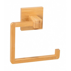 Anneau porte serviette fixation au choix Inbara bambou WENKO - WENKO