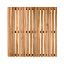 Caillebotis à poser 55 x 55 cm naturel 25522100 de marque Sans marque, référence: B9284100