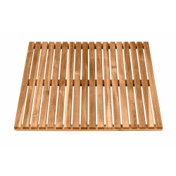 Caillebotis à poser 55 x 55 cm naturel 25522100 - Sans marque