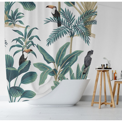 Rideau de douche 180 x 200 cm Hinatea - AZAO