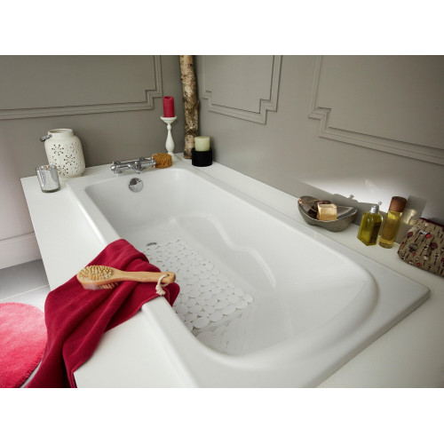 Tapis Antidérapant Blanc Pour Baignoire, Marathon - SPIRELLA