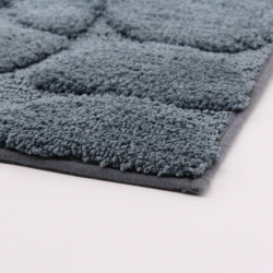 Tapis de bain l.50 x L.80 cm gris, Amar AZAO - AZAO