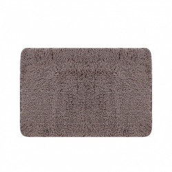 Tapis de bain, Icone NORASIA, l.50 x L.80 cm, taupe de marque AZAO, référence: B9286800