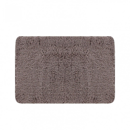 Tapis de bain, Icone NORASIA, l.50 x L.80 cm, taupe - AZAO