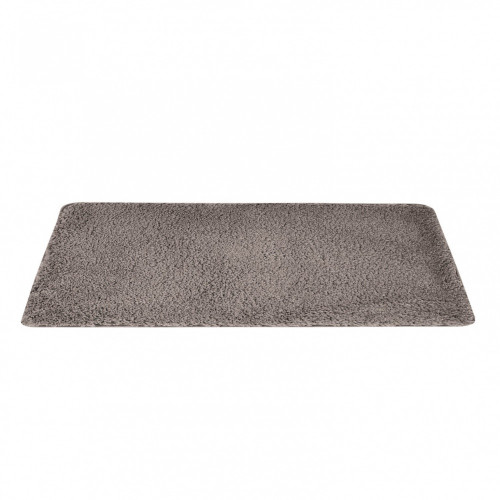 Tapis de bain, Icone NORASIA, l.50 x L.80 cm, taupe - AZAO