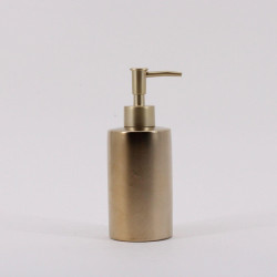 Distributeur de savon céramique JOY doré de marque AZAO, référence: B9287100