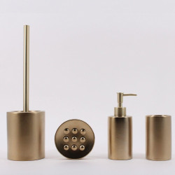 Distributeur de savon céramique JOY doré - AZAO