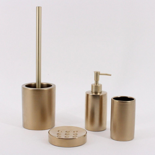 Distributeur de savon céramique JOY doré - AZAO