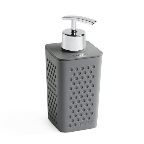 Distributeur de savon TATAY Bohol plastique gris - TATAY