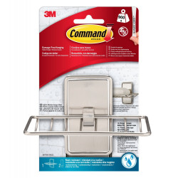Porte-savon acier COMMAND, chromé de marque COMMAND, référence: B9287800