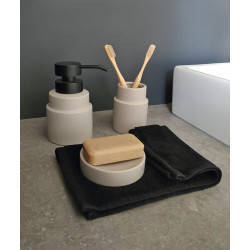 Porte-savon en céramique Carry, bleu - NORASIA