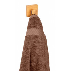 Crochet pour salle de bains à coller simple Inbara bois WENKO de marque WENKO, référence: B9289200