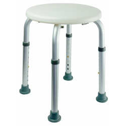 Tabouret à poser, blanc, Tabouret eco de marque Godonnier, référence: B9290900