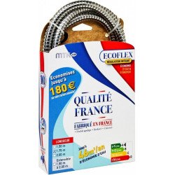 Flexible de douche L.175 cm chrome, MTK Franflex de marque MTK, référence: B9291300