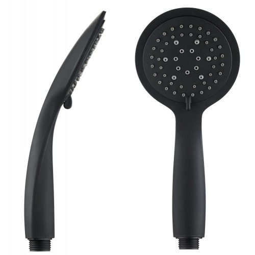 Pommeau de douche, ROUSSEAU Hebe noir - ROUSSEAU