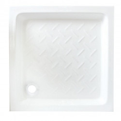 Receveur de douche, grès, blanc L.80 x l.80 cm, CERA ONDEE - ONDEE