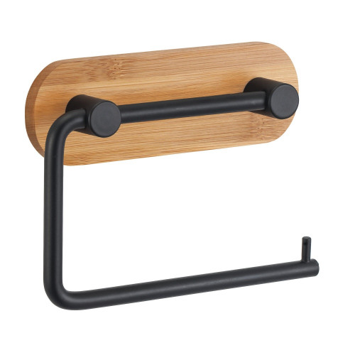 Dérouleur papier wc MSV Yono noir bambou - Sans marque