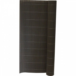 Canisse double face lame 10mm pvc anthracite 30% recyclé, IDEAL GARDEN, H.1,5 x L.3m - IDEAL GARDEN