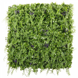 Mur vegetal artificiel foret tempérée, 30% recyclé, H.1 x L.1m, IDEAL GARDEN de marque IDEAL GARDEN, référence: J9101200