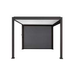 Store déroulant gris anthracite 2.79 x 2.36 pour pergola Prima 4x3 - Sans marque