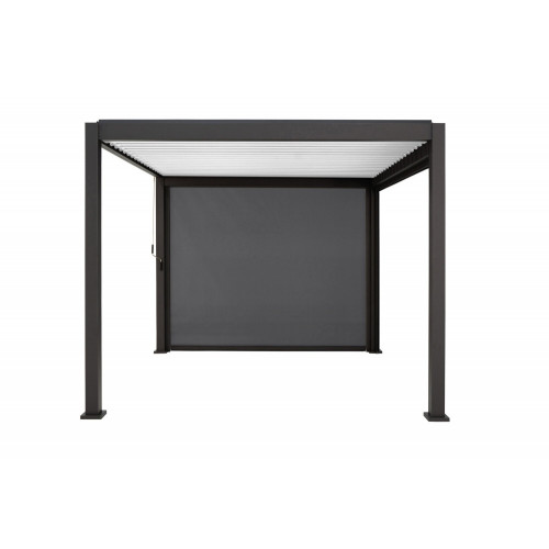 Store déroulant gris anthracite 2.79 x 2.36 pour pergola Prima 4x3 - Sans marque