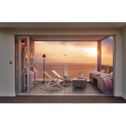 Chilienne de jardin Lola gris / argent - Sans marque