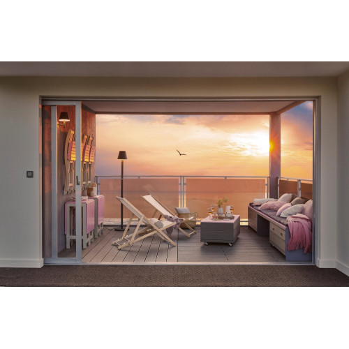 Chilienne de jardin Lola gris / argent - Sans marque