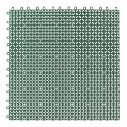 Dalle clip multiplate, vert, L. 56 x L. 56 cm x Ep.11 mm - ONEK
