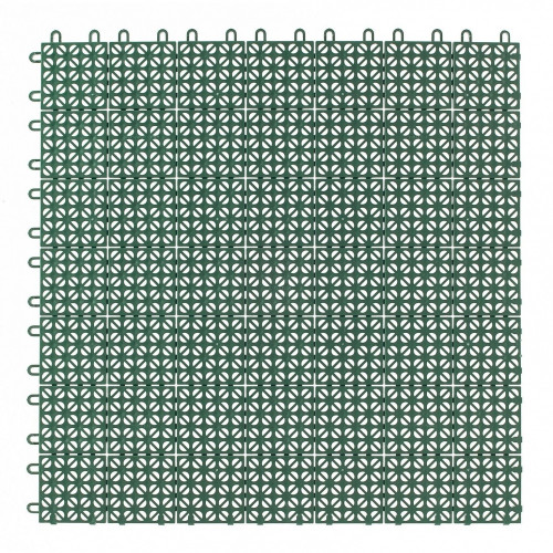 Dalle clip multiplate, vert, L. 56 x L. 56 cm x Ep.11 mm - ONEK
