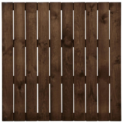 Dalle bois Lumo, L.100 x l.100 cm x Ep.40 mm - Sans marque