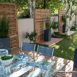 Dalle bois Lumo, L.100 x l.100 cm x Ep.40 mm - Sans marque