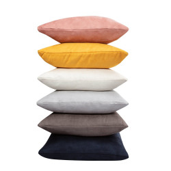 Housse de coussin Newmanchester, bleu H.45 x l.45 cm - Sans marque