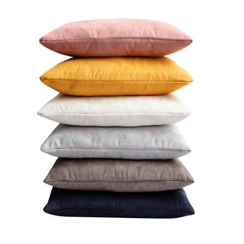 Housse de coussin Newmanchester, rose H.60 x l.60 cm - Sans marque