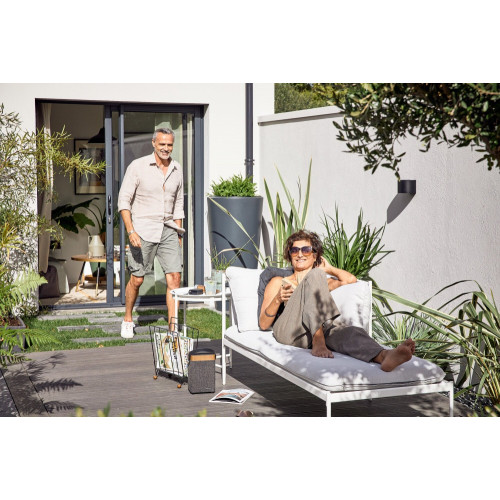 Récupérateur d'eau aérien GARANTIA VASO cylindrique graphite , 220 l - GARANTIA