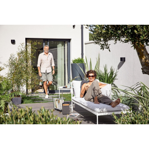 Récupérateur d'eau aérien GARANTIA VASO cylindrique graphite , 220 l - GARANTIA