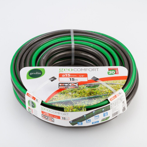 Tuyau d'arrosage GEOLIA Geocomfort L.15 m Diam.14.5 mm - GEOLIA