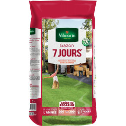 Gazon 7 jours VILMORIN, 5 kg, 200 m² de marque VILMORIN, référence: J9138900