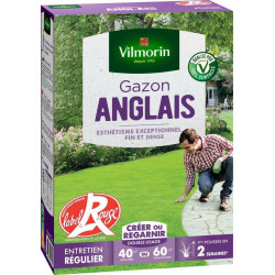 Gazon anglais VILMORIN, 1 kg, 40 m² de marque VILMORIN, référence: J9139000