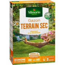 Gazon rustique VILMORIN, 1 kg, 40 m² de marque VILMORIN, référence: J9139100