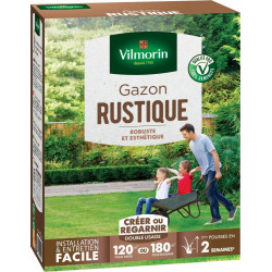 Gazon rustique VILMORIN, 3 kg, 120 m² - VILMORIN