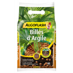 Billes d'argile balcons et terrasses ALGOFLASH 6 L de marque Algoflash, référence: J9139900