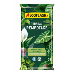 Terreau de rempotage ALGOFLASH 6L - Algoflash
