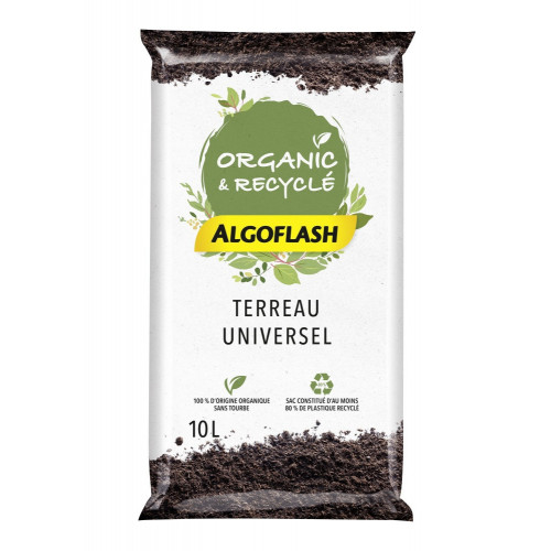 Terreau universel ALGOFLASH, 10 litres - Algoflash