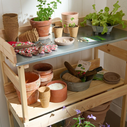 24 Pots Ronds Fibre De Bois Et Tourbe Nortene - NORTENE 