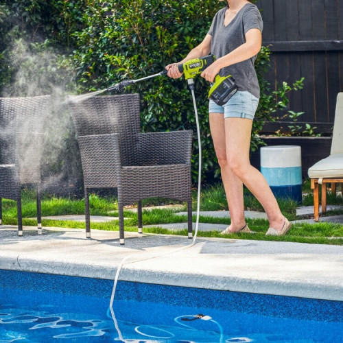 Pistolet haute pression sur batterie, RYOBI ONE+ RY18PWX41A-0, sans batterie - RYOBI