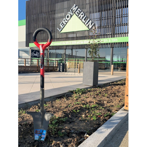 Bêche acier carbone, manche composite, multifonction, Root Slayer - VENTEO