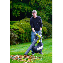 Aspirateur souffleur broyeur sur batterie RYOBI Rbv36b-0 36 V - RYOBI