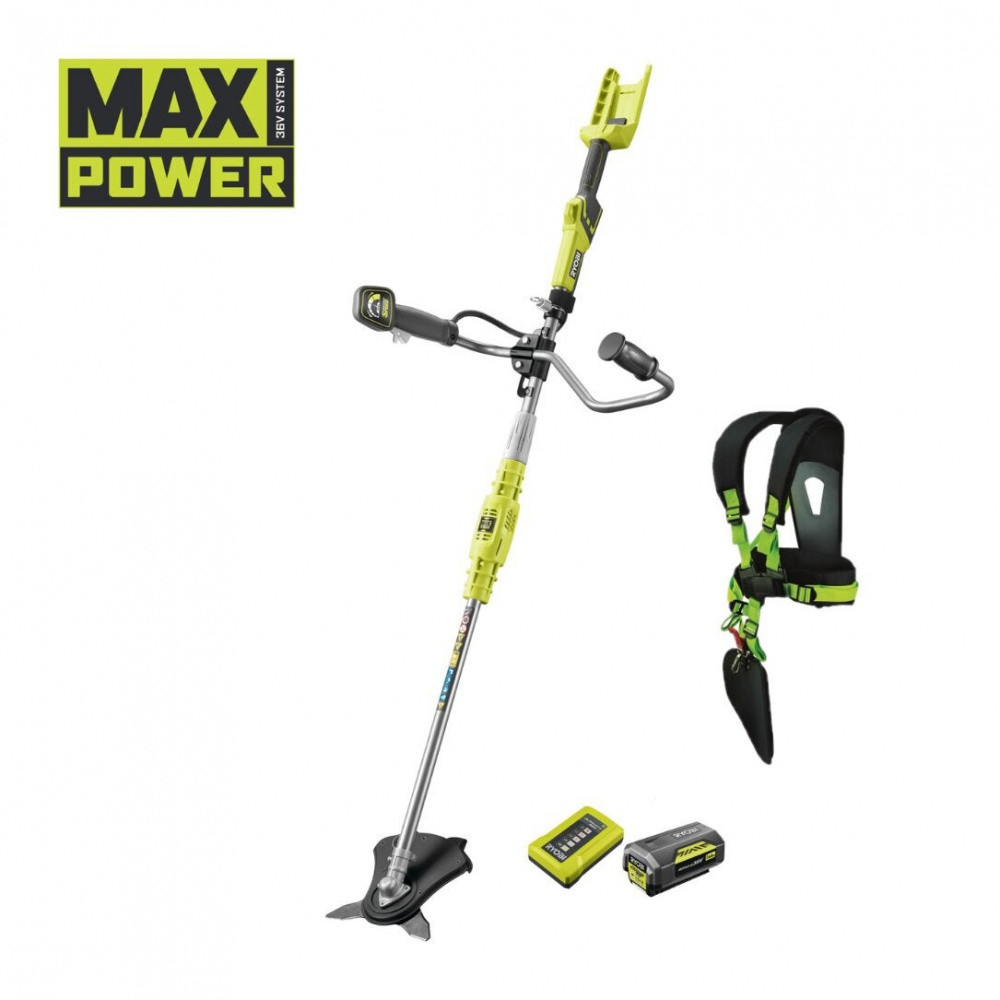 Non Communiqué Débroussailleuse - Ryobi - Guidon - Ø Fil 1 X 1,65 Mm - Lame 3 Dents - 1 Batterie Lithium + 36 V 4,0 Ah + 1 Chargeur 1,7 A - Image 5